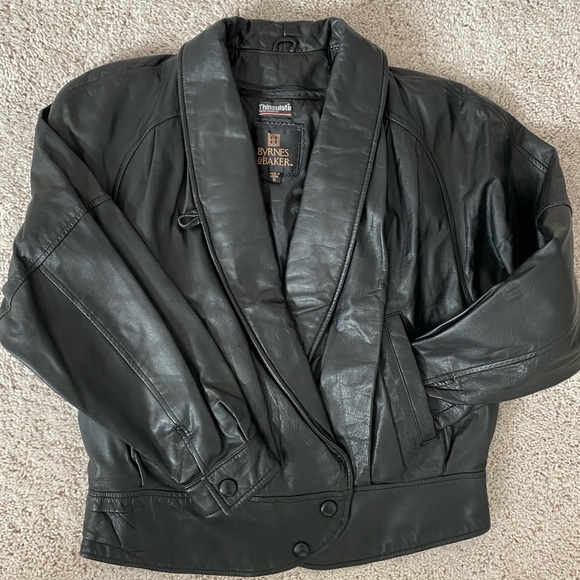 Byrnes and Baker Vintage Leather Jacket - Picture 2 of 14